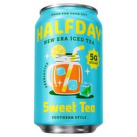 Halfday Southern Style Sweet Prebiotic Iced Tea, 12 fl oz