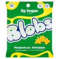 Blobs Passionfruit - Pineapple Gummy Candy, 1.8 oz