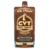 CVT Soft Serve Chocolate Flavored Ice Cream, 6 oz