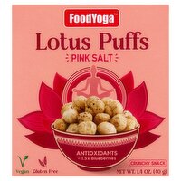 FoodYoga Pink Salt Lotus Puffs, 1.4 oz
