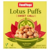 FoodYoga Sweet Chilli Lotus Puffs, 1.4 oz