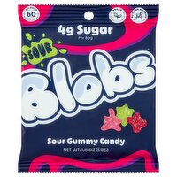 Blobs Sour Gummy Candy, 1.8 oz