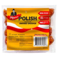 Marv's Polish Premium Smoked Sausage, 12 oz