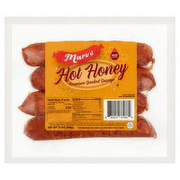 Marv's Hot Honey Premium Smoked Sausage, 12 oz