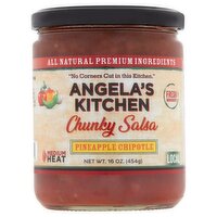 Angela's Kitchen Pineapple Chipotle Chunky Salsa, 16 oz