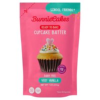 Bunnie Cakes Dairy Free Very Vanilla Cupcake Batter, 12 Count, 7 oz