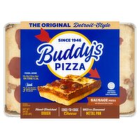 Buddy's Sausage The Original Detroit-Style Pizza, 34 oz