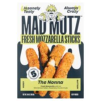 Mad Mutz The Nonna Fresh Mozzarella Sticks, 5 count, 10 oz