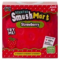 ToyMaster SmushMart Scented Jumbo Strawberry Squishy, Ages 6+