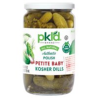 Pkl'd Polish Petite Baby Kosher Dills, 24.3 fl oz