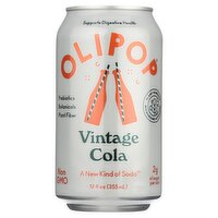 Olipop Vintage Cola Soda, 12 fl oz, 12 Fluid ounce