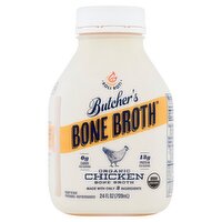 Butcher's Bone Broth Organic Chicken Bone Broth, 24 fl oz, 24 Fluid ounce