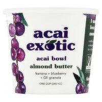 Acai Exotic Almond Butter Acai Bowl
