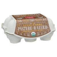 Vital Farms Organic Pasture-Raised Eggs, Large, 6 count, 12 oz