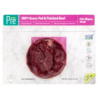 Pre Filet Mignon Steak 100% Grass-Fed & Finished Beef, 5 oz