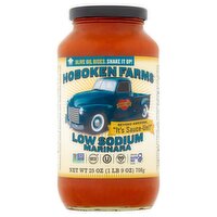 Hoboken Farms Low Sodium Marinara Sauce, 25 oz