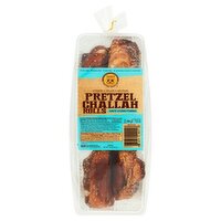 Yoni's Rolls Pretzel Challaah Rolls, 6 count, 16 oz