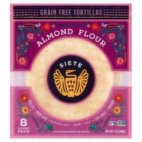 Siete Almond Flour Grain Free Tortillas, 7 oz, 8 count