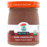 Petitpot Dark Chocolate Organic French Dessert, 3.5 oz