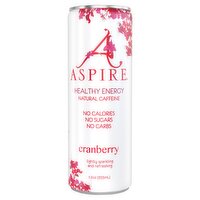 Aspire Cranberry Healthy Energy Drink, 12 oz