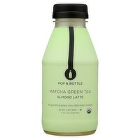 Pop & Bottle Matcha Green Tea Almond Latte, 11 fl oz