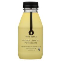 Pop & Bottle Golden Chai Tea Almond Latte, 11 fl oz