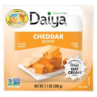 Daiya Dairy-Free Block Cheddar, 7.1 oz, 7.1 Ounce