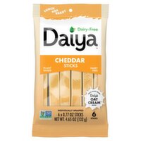 Daiya Dairy-Free Cheddar Sticks, 0.77 oz, 6 count