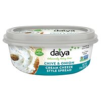 Daiya Chive & Onion Plant Based Cream Cheeze, 8 oz