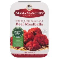 MamaMancini's Italian Style Sauce and Beef Meatballs, 16 oz, 16 Ounce