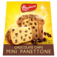 Bauducco Chocolate Chips Mini Panettone, 2.8 oz