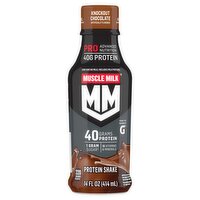 Gatorade Muscle Milk Pro Advanced Nutrition Knockout Chocolate Protein Shake, 14 fl oz