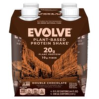 Evolve Double Chocolate Protein Shake, 11 fl oz, 44 Fluid ounce