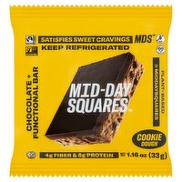 Mid-Day Squares Cookie Dough Chocolate + Functional Bar, 1.16 oz