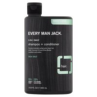 Every Man Jack Sea Salt 2-in-1 Daily Care Shampoo + Conditioner, 13.5 fl oz