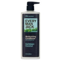 Every Man Jack Caribbean Coconut Moisturizing Conditioner with Coconut Oil, 12 fl oz, 12 Fluid ounce