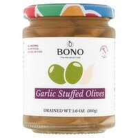 Bono Garlic Stuffed Olives, 5.6 oz