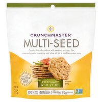 Crunchmaster Multi-Seed Rosemary & Olive Oil Crackers, 4.0 oz