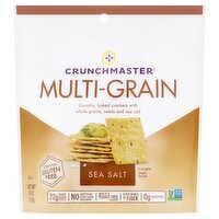 Crunchmaster Multi-Grain Sea Salt Crackers, 4.0 oz, 4 Ounce