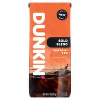 Dunkin' Bold Blend Dark Roast Ground Coffee, 11 oz