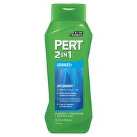 Pert 2 in 1 Advanced+ Anti-Dandruff Shampoo + Conditioner, 25.4 fl oz