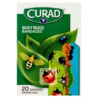 Curad Busy Bugs Bandages, 20 count