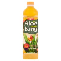 OKF Aloe Vera King Pure Premium Natural Mango Flavored Aloe Drink, 50.7 fl oz