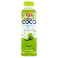 OKF Nata De Coco Coconut Jelly Drink, 16.9 fl oz