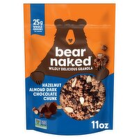 Bear Naked Hazelnut Almond Dark Chocolate Chunk Widely Delicious Granola, 11 oz