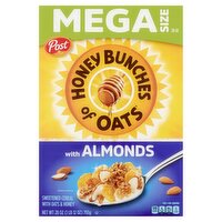 Post Honey Bunches of Oats Cereal with Almonds Mega Size, 28 oz