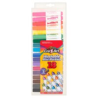 Cra-Z-Art Washable Mini Markers, 18 count, 18 Each