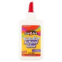 Cra-Z-Art Washable School Glue, 4 fl oz, 4 Ounce