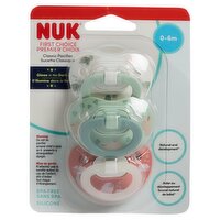 Nuk First Choice Classic Pacifier, 0-6m, 3 count, 3 Each