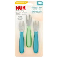 NUK Kiddy Cutlery Fork Set, 18 m+, 3 count